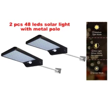 2/4pcs 48 LED Solar Light Steps Lamp Light-sensitive Wall Lights Security Outdoor Garden Fence lamp pathway Stairs lighting secu 2/4pcs 48 LED Solar Light Steps Lamp Light-sensitive Wall Lights Security Outdoor Garden Fence lamp pathway Stairs lighting secu