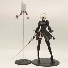 28cm anime nier: automata 2b yorha no.2 tipo b figura de ação deluxe versão novo estilo pvc luta modelo figura brinquedos boneca presente
