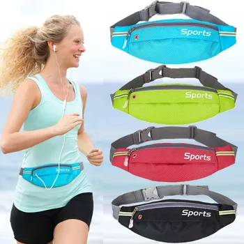 

2020 new chest bag sports waist bag men and women outdoor running mobile phone bag multi-function stealth personal bag