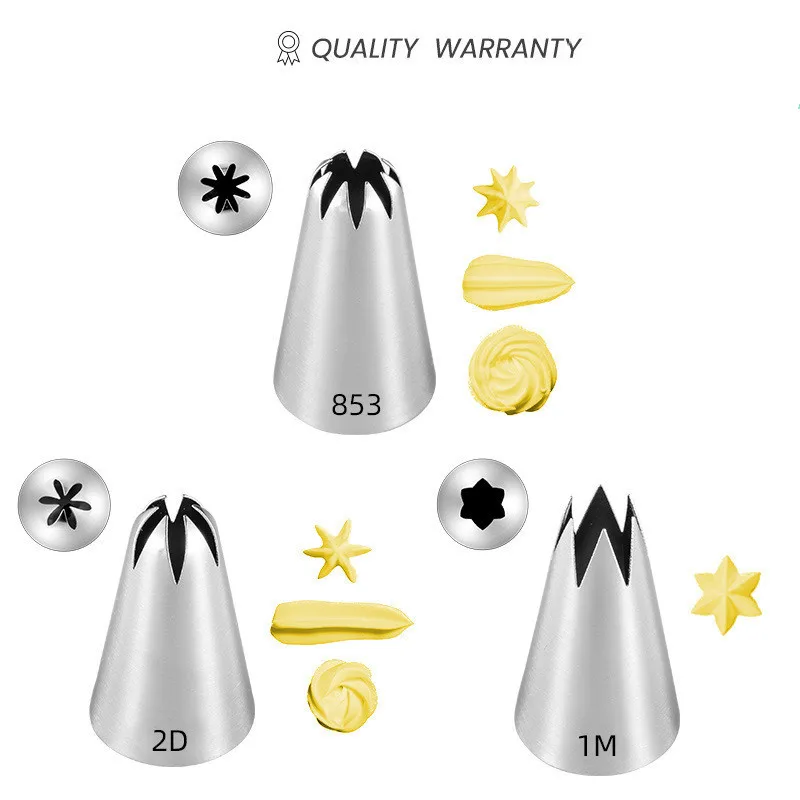 Украшения пошлины русская выпечка глазури трубопроводов сопла средней Размеры