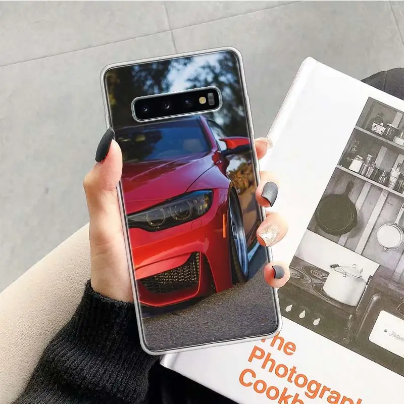 Синий и красный цвета для Bmw чехол для samsung Galaxy A10 A20E A30 A40 A70 M30S A50S A6 A7 A8 A9 плюс мягкий чехол для мобильного телефона чехол Coque