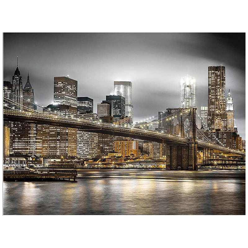 

Full Square circle drill 5D Diy Diamond embroidery New York city night Diamond Painting Cross Stitch Rhinestone MosaicZP-2366