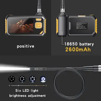 

Ear Spoon Borescope 4.3 Inch Handheld Endoscope Practical 1080p Portable Photos Visual Endoscope Durable Endoscope Microscope