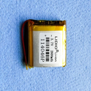 

3.7V 2600mAh polymer lithium battery 114046 104551 104046 104048 for car driving recorder/Learning Machine
