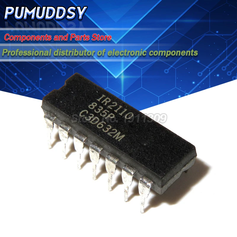 5 шт. драйвер чипа драйвера IR2110 IR2110PBF DIP14 MOSFET высокий и низкий 100% IC|Интегральные