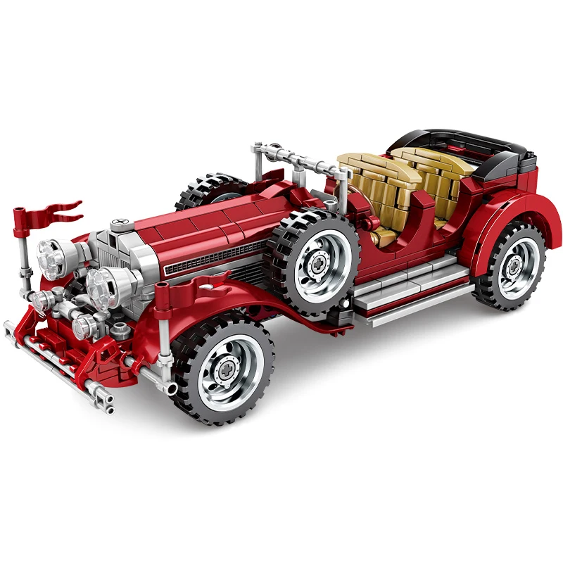 617 шт Sembo Science And Technic серия Обучающие строительные блоки игрушки для детей DIY подарок на день рождения вытягивающая классическая модель автомобиля