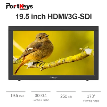 

PortKeys MT20 19.5 inch Camera Monitor HDMI/3G-SDI FHD Resolution Broadcast Portable Director Monitor 250nit w Folded Kickstand