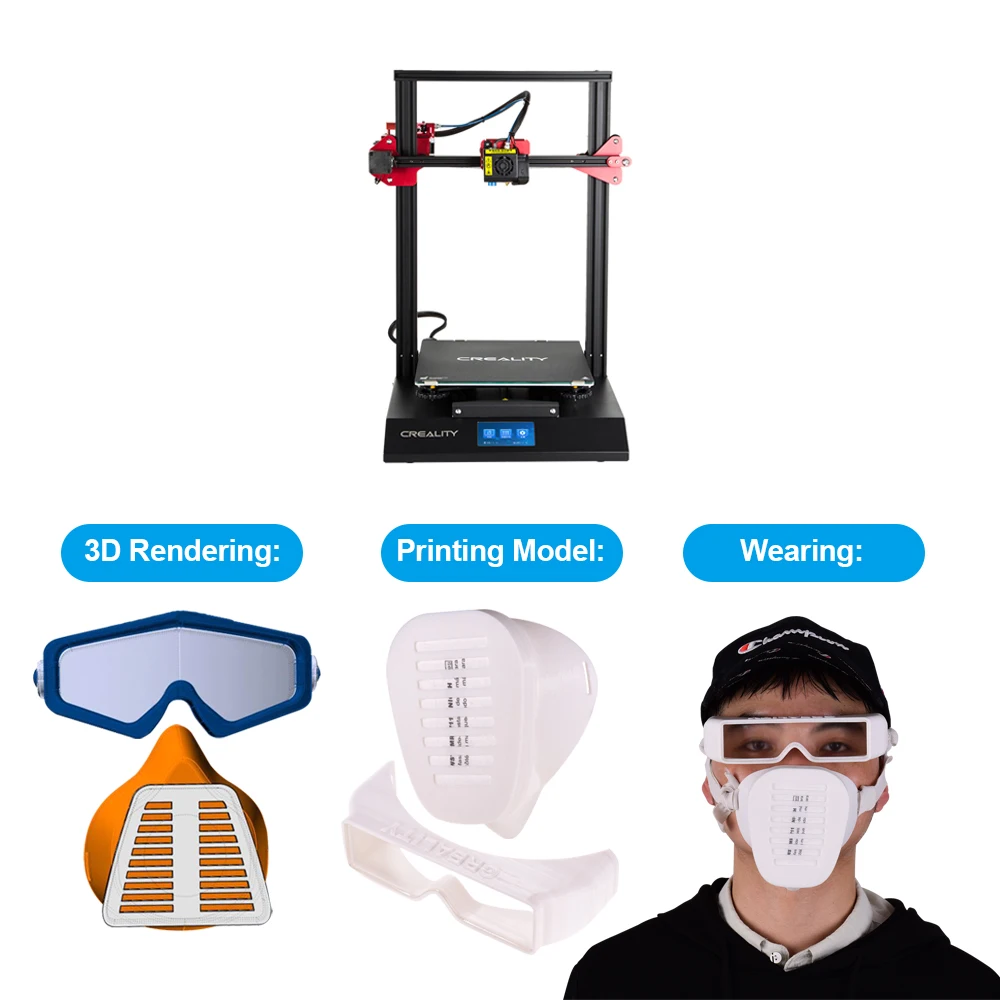 3D принтер CR 10S Pro с автоматическим выравниванием Набор сделай сам для