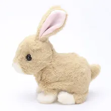 Jouet Robot lapin électronique en peluche Animal de compagnie interactif, jouets de saut de marche pour enfants, cadeaux d'anniversaire