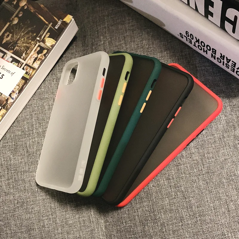 Splicing Case for Xiaomi Note 10 9A3 Lite CC9 CC9E 9T Pro Shockproof Armor Box Redmi 8 8t 7 6 K20 7A 8A Matte Cover |