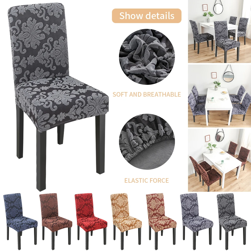 

Dozzlor The New Elastic Chair Cover Dining Seat Cover Protector For Home Restaurant Hotel Office