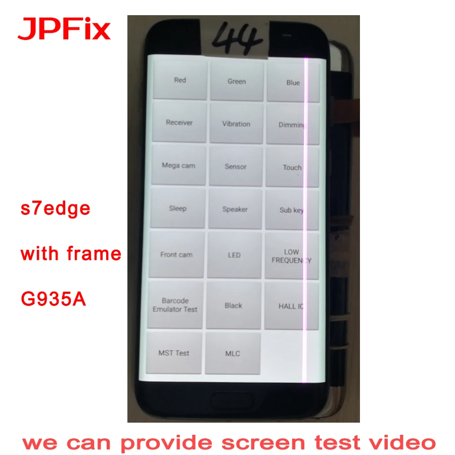 JPFix Super AMOLED для Samsung S7 edge G935A G935FD G9350 ЖК-дисплей с сенсорным дигитайзером в сборке