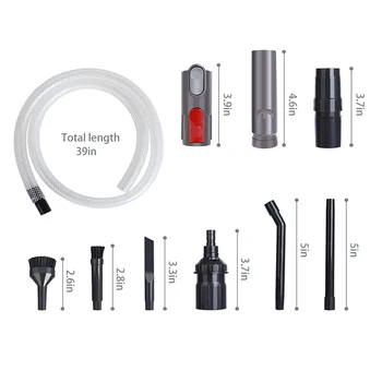 

For Dyson V7 V8 Cleaning Tool Heads + Soft Crevice Tool Set Vacuum Cleaner Space Parts Floor Cleaning Replacement