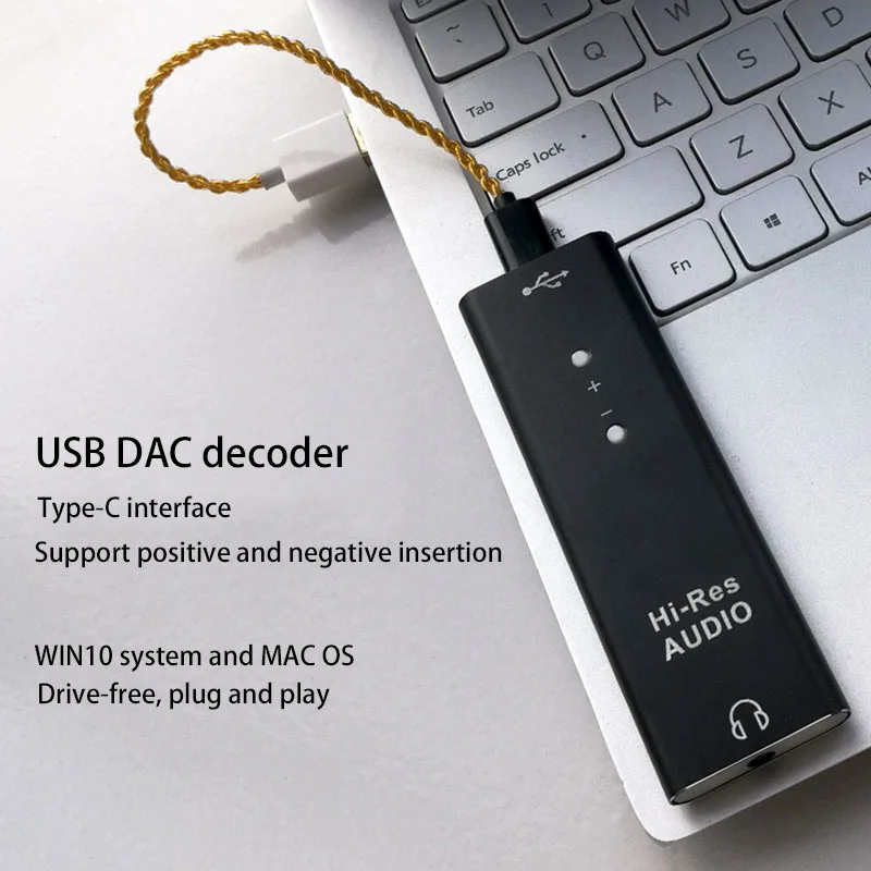 ES9038Q2M усилитель для наушников HiFi аудио USB DAC декодер SA9227 Type c портативный компьютер