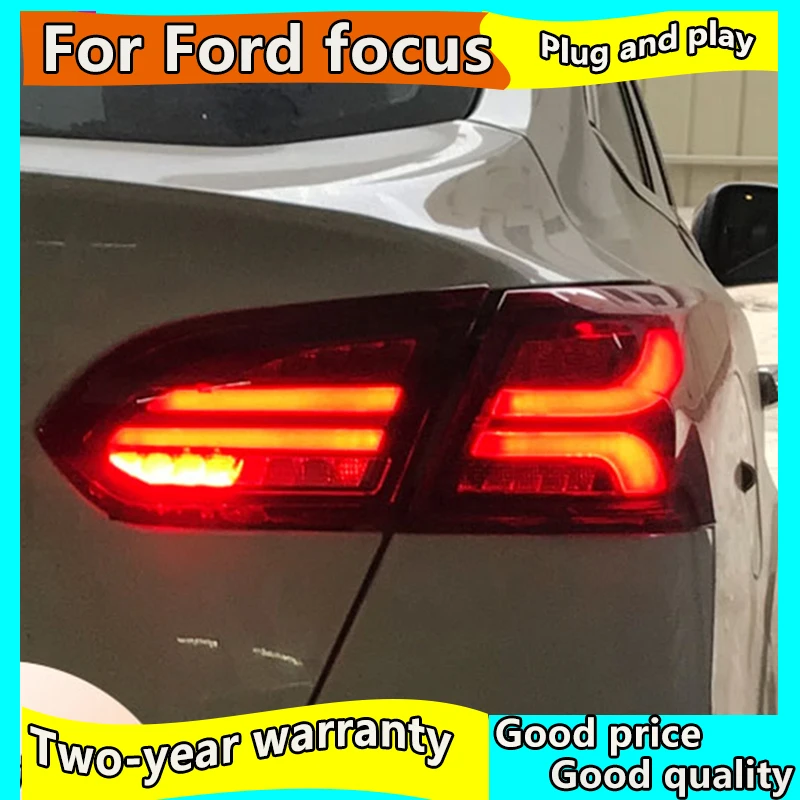 

Car Styling for Ford Focus Tail Lights 2015-2018 Focus Sedan LED Tail Lamp LED DRL Signal Brake Reverse auto Accessories