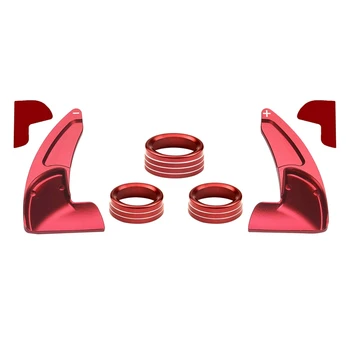 

Steering Wheel Shift Paddle Shifter Extension +for 2015-2019 Dodge Air Conditioner Button Cover Kit