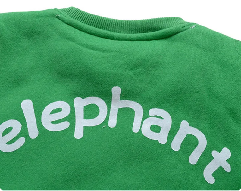 WEPBEL/Свитер С Рисунком Слона для маленьких детей, цветная футболка Лидер продаж, свитер с длинными рукавами для мальчиков возрастом от 2 до 6 лет, топы