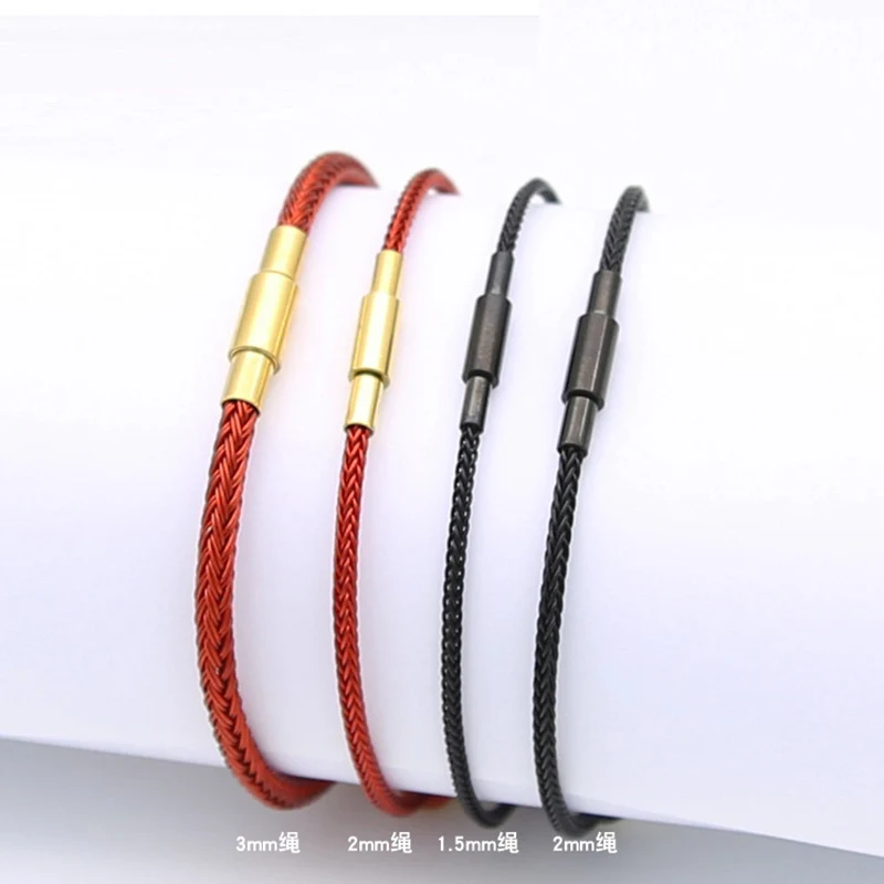 Stainless Steel Accessories Link Snake Chain Braided Bracelet Jewelry for Woman Men's Gift Vintage Couples Bangle Classic