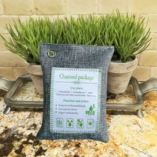 Аксессуары Бамбуковые пакеты для угля 5 шт. 200 г освежитель очиститель для удаления запахов