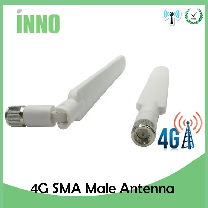 2 шт. внутренняя 4G LTE Антенна 5dbi SMA разъем antena для huawei B593 4G LTE маршрутизатор беспроводной модем повторитель белый цвет