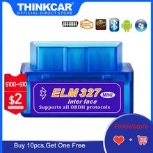 Elm327 obd2 bluetooth v1.5/v2.1 mini elm327 obd2 scanner obd ferramenta de diagnóstico do carro leitor de código para android windows symbian inglês