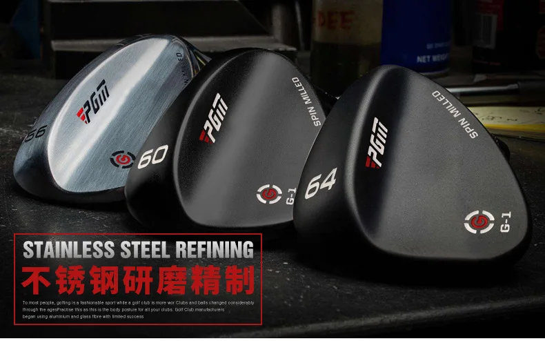 High Quality Golf Club Sand Bar Cutting Rod Digging Rod CNC Milling Face Texture 50-64 Degrees Golf Putter Golf Iron Set