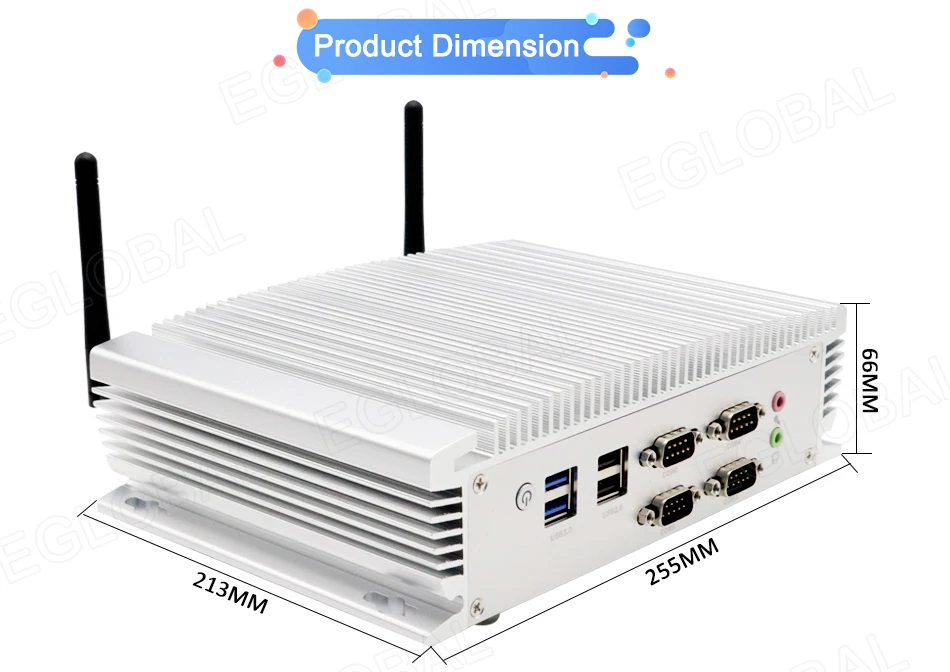 Eglobal Industrial Fanless Mini PC with Intel I5-6360u, I7 10510U, 2 LANs, 2 COM, 24/7 Working, Micro Computer, Linux, 4G SIM, WIFI, VGA, HDMI Description Image.This Product Can Be Found With The Tag Names Cheap Mini PC, Computer Office, High Quality Computer Office, Mini pc
