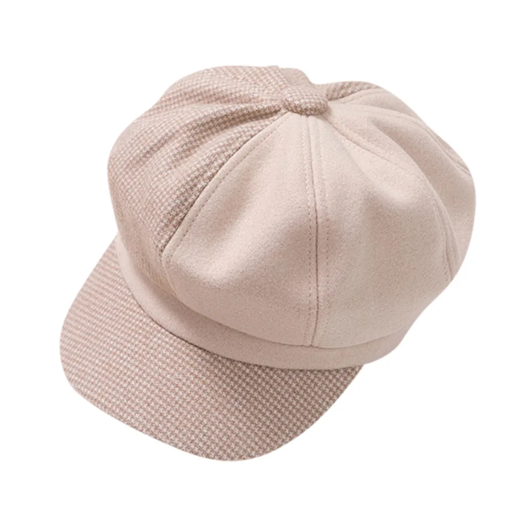 Kids Baby Girls Beret New Autumn And Plaid Winter Comfortable Breathable Cap Spring Autumn New Simplicity Fashion hat