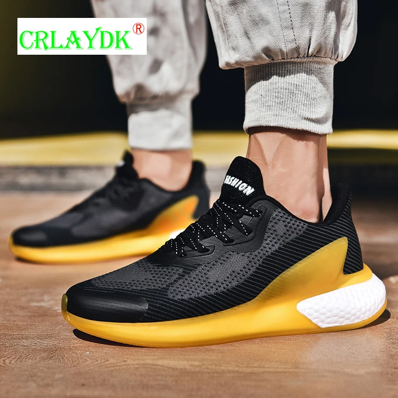 Кроссовки CRLAYDK мужские сетчатые дышащие спортивные модная обувь для ходьбы и