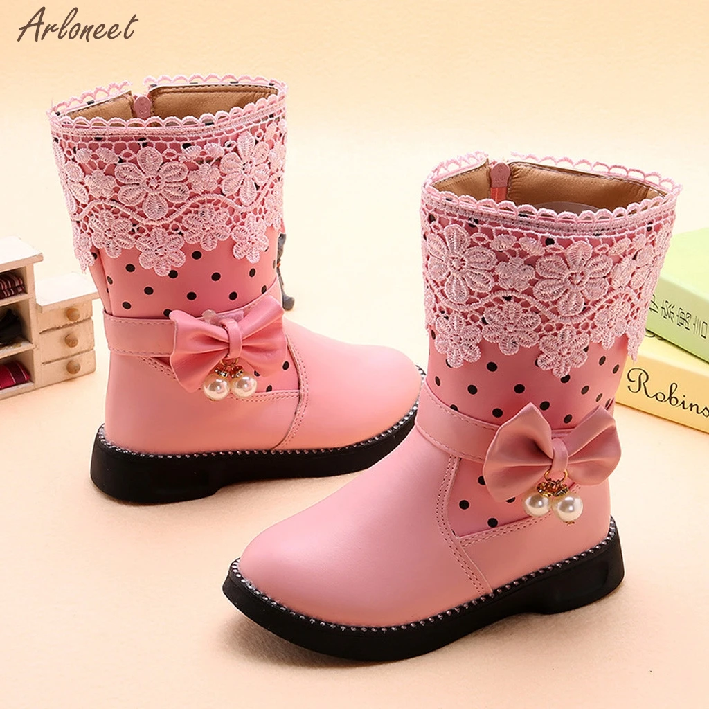 Toddler Infant Kids Baby Girls Butterfly Knot Princess Shoes Boots Baby Non-slip Toddler Shoes NEW Fashion Casual