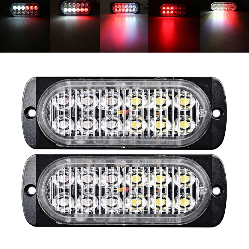 DC 12 V-24 V Автомобильная проблесковая 12LED внешний прицепы мотоциклы Новинка; Лидер продаж Высокое качество практичный