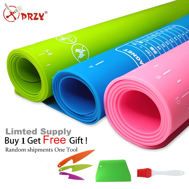 

Multi-size Silicone Baking Liner Mat Non Stick Sheet With Scale Kneading Dough Pad Baking Pastry Rolling Mat Bakeware Liners