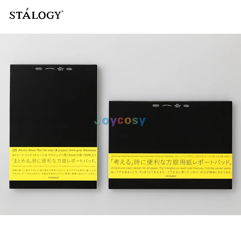 Stalogy 025 Size Sheet Pad For Planning Presentation 5mm Grid 100sheets For Noting Down Ideas Design Sketches Notebooks Aliexpress