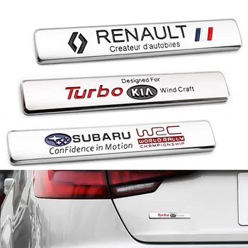 

3D Car Styling Sticker Decal Metal Emblem Rear Tailgate Badge for BMW Audi Skoda Mitsubishi Nissan Chevrolet Toyota Honda KIA