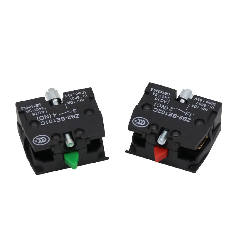Контактный блок ZB2/XB2-BE101C 102C не зеленый NC красный подвесная станция управления