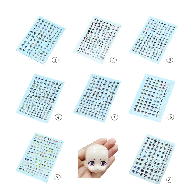 OB11 Doll Head (Including Face/Face Support/Back of Head) and Body Fit Obitsu11,GSC,DOD Dolls and 1/12 BJD Dolls Toy Accessories 5