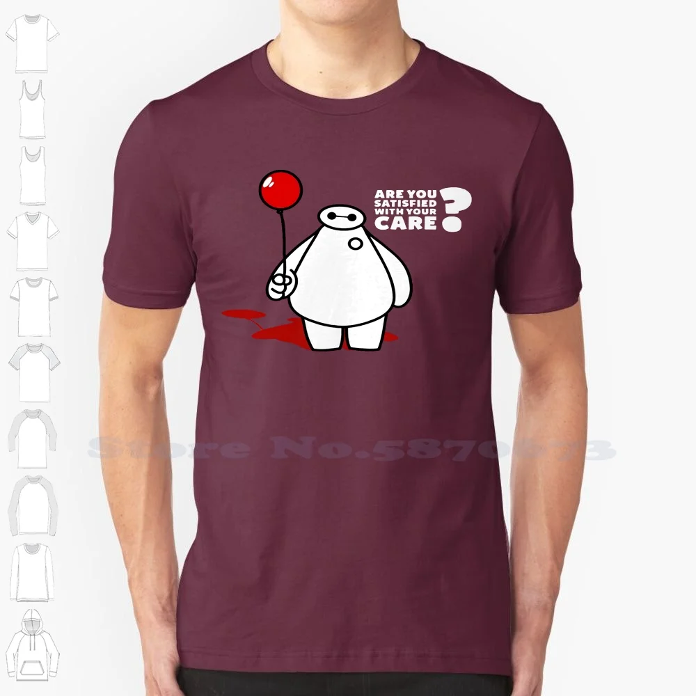 Nowa zabawna marka odzież pielęgniarka Baymax Big Hero 6 zabawny projekt męskie i damskie śmieszne niestandardowe T Shirt