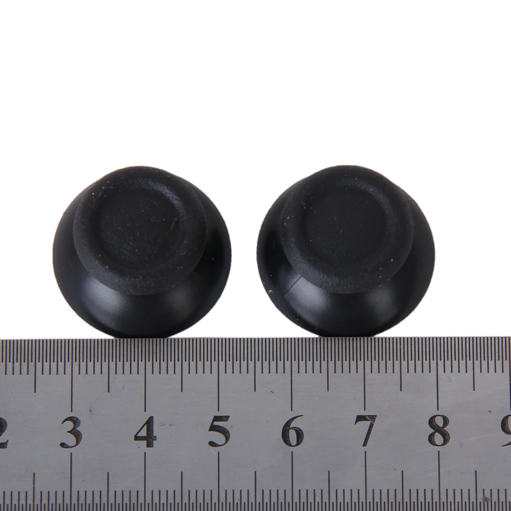 1Pair New Replacement Thumbstick  Joysticks Cap Thumb Stick For Sony PlayStation 4 PS4 Controller,Black