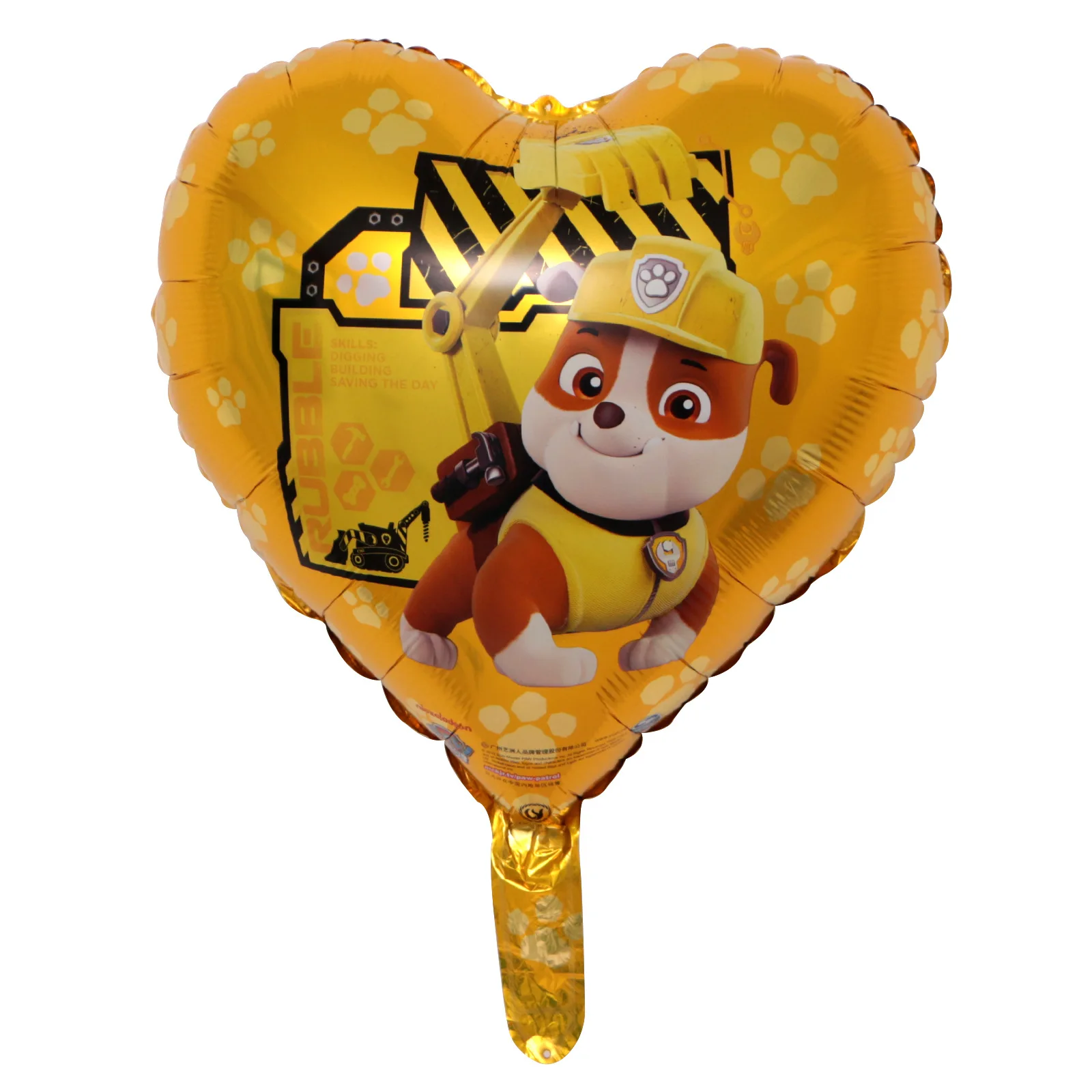 10pcs 10 шт. Paw Patrol 18 дюймов алюминиевая пленка мультфильм рисунок шарик детская игрушка воздушный шар фестиваль праздник вечерние украшения - Цвет: 10pcs