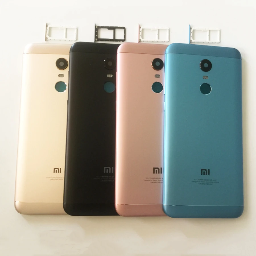 Оригинальная задняя крышка аккумулятора для Xiaomi Redmi 5 Plus Корпус задней двери +