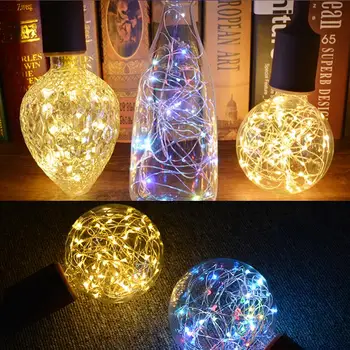 

Durable Light Bulb E27 Xmas Decor Outdoor Festival LED Light Bulb LED Bulb Copper Wire 10CM Wedding Garden Decorative Lights