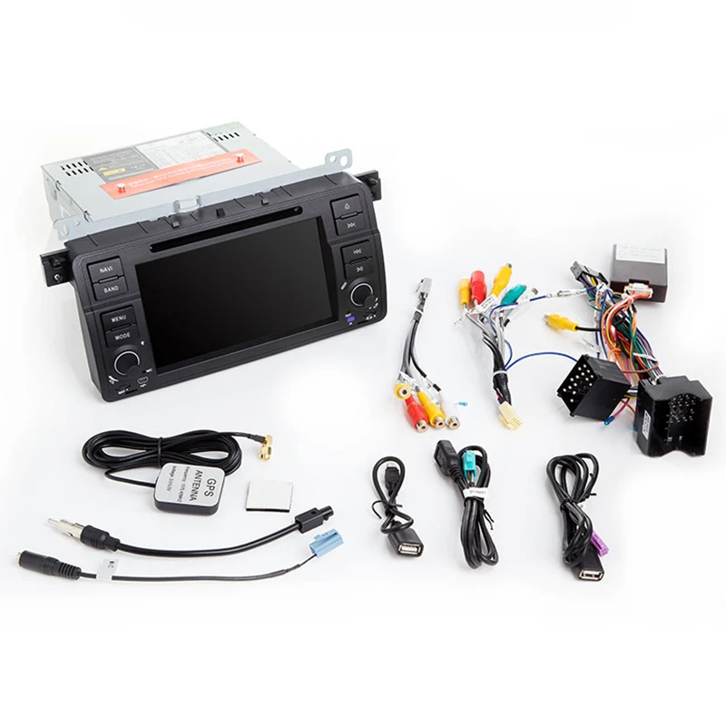 

Auto Radio 1 Din Android 8.1 Car Dvd Player for Bmw E46 M3 318/320/325/330/335 Rover 75 1998-2006 Gps Navigation Bt Wifi