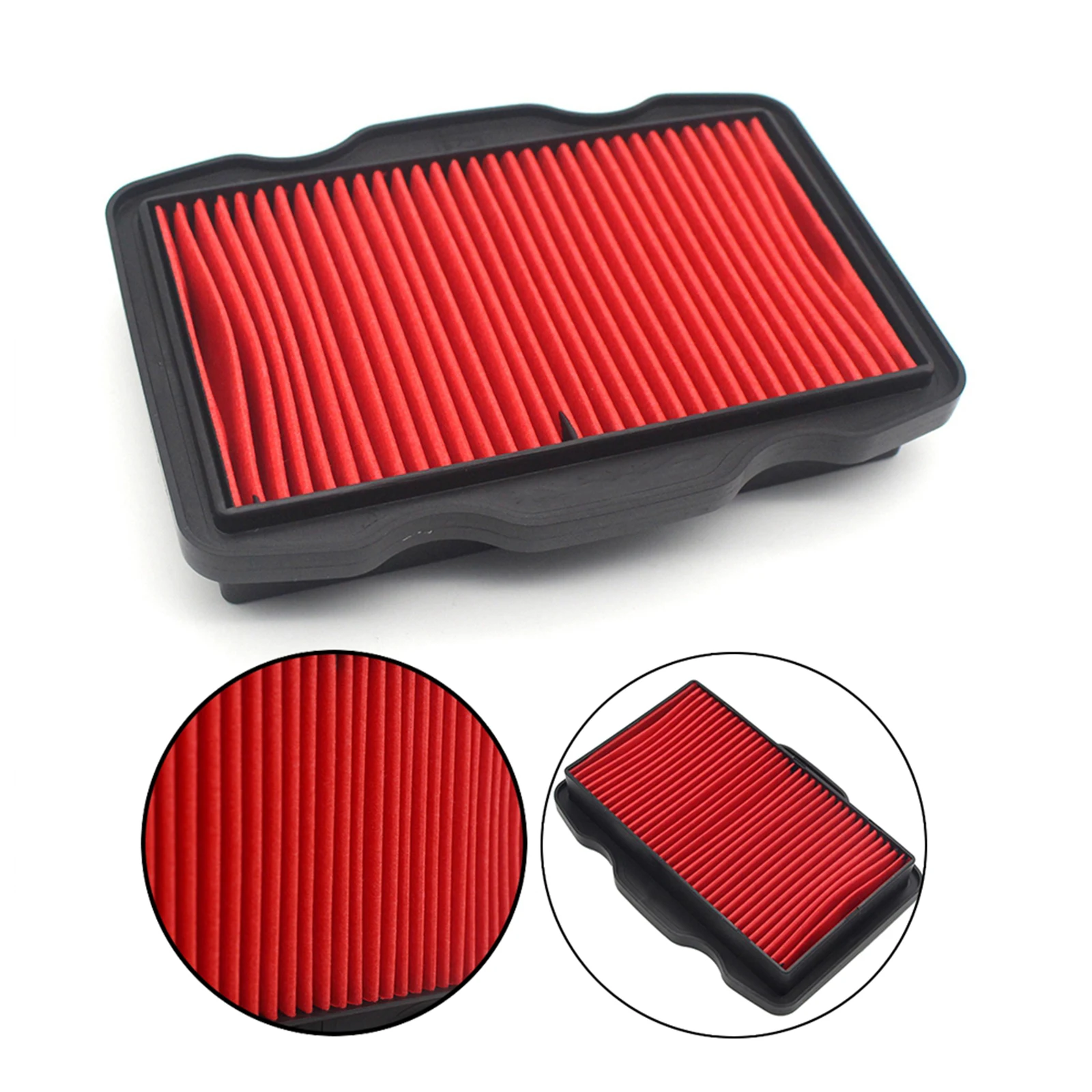 1pc Motorcycle Parts Air Filter Sponge Red for Honda CB125F GLR125 2015-2019