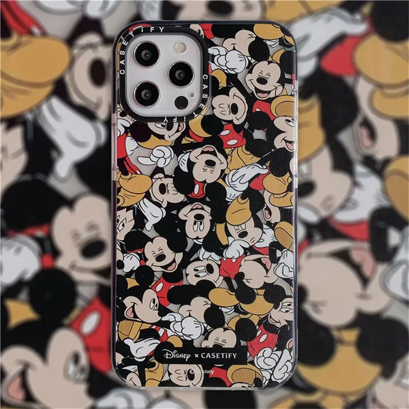 Disney Mickey Painted Pattern Suitable For Iphone 6/7/8/plus/x/xs/11/pro/max/12/12  Mini Iphone Anti-fall Soft Case For Girl - Animation Derivatives/peripheral  Products - AliExpress