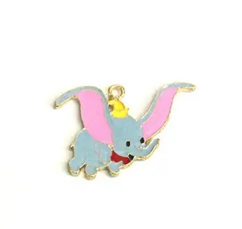 

Mixed new 20 Pcs Cartoon Elephant Enamel Metal Charms DIY Pendants Earrings Jewelry Making D175