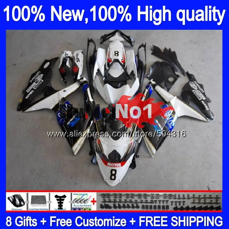 Корпус для SUZUKI GSX R600 GSX-R750 GSXR 600 750 CC 06 07 2006 2007 16MC. 79 GSXR-600 K6 GSXR600 GSXR750 06 07 Белый черный обтекатель