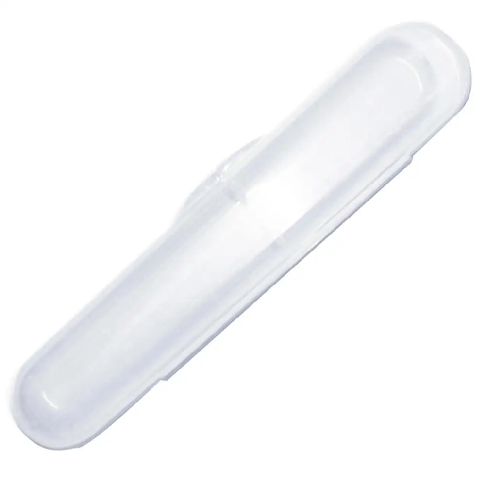 

Portable Clear Rectangle Baby Feeding Spoon Storage Box Case Container Organizer