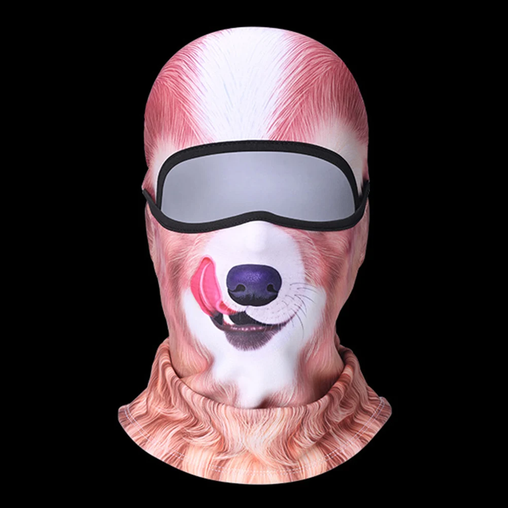 

3d Animal Outdoor Ski Masks Bike Cyling Face Mask Winter Warm Wind Stopper Face Hats For Bicycle Bike Outdoor Sports