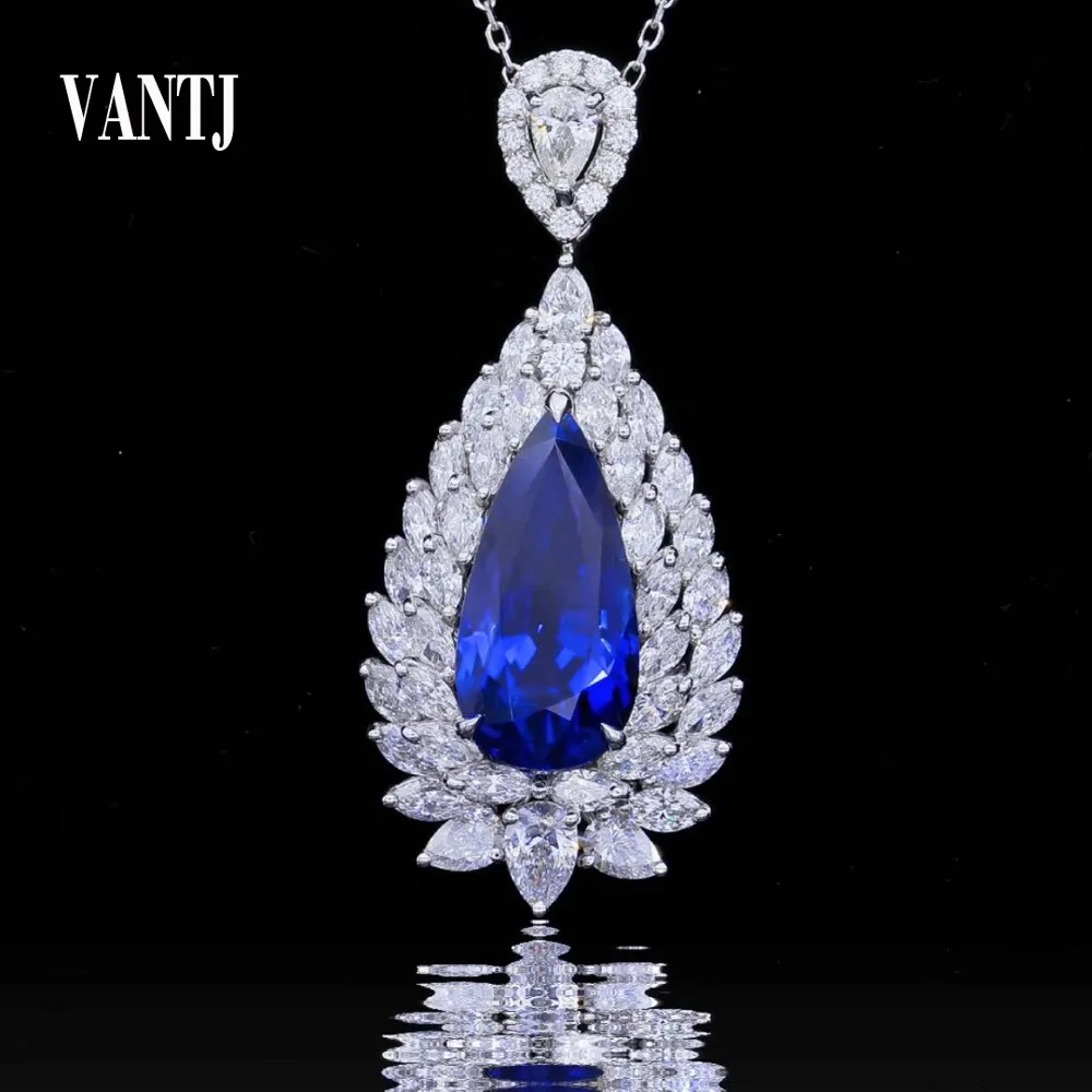 Подвеска с натуральным сапфиром VANTJ