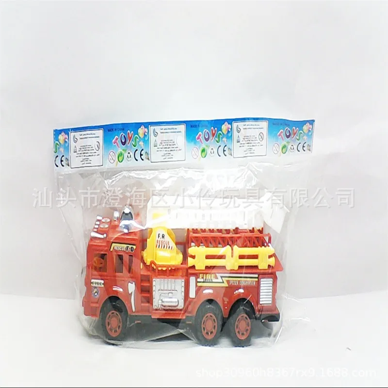 

Hot Sales Children Inertia Toy Car Large Size Model Aerial Ladder Truck Inertia Fire Truck Model Car Toy